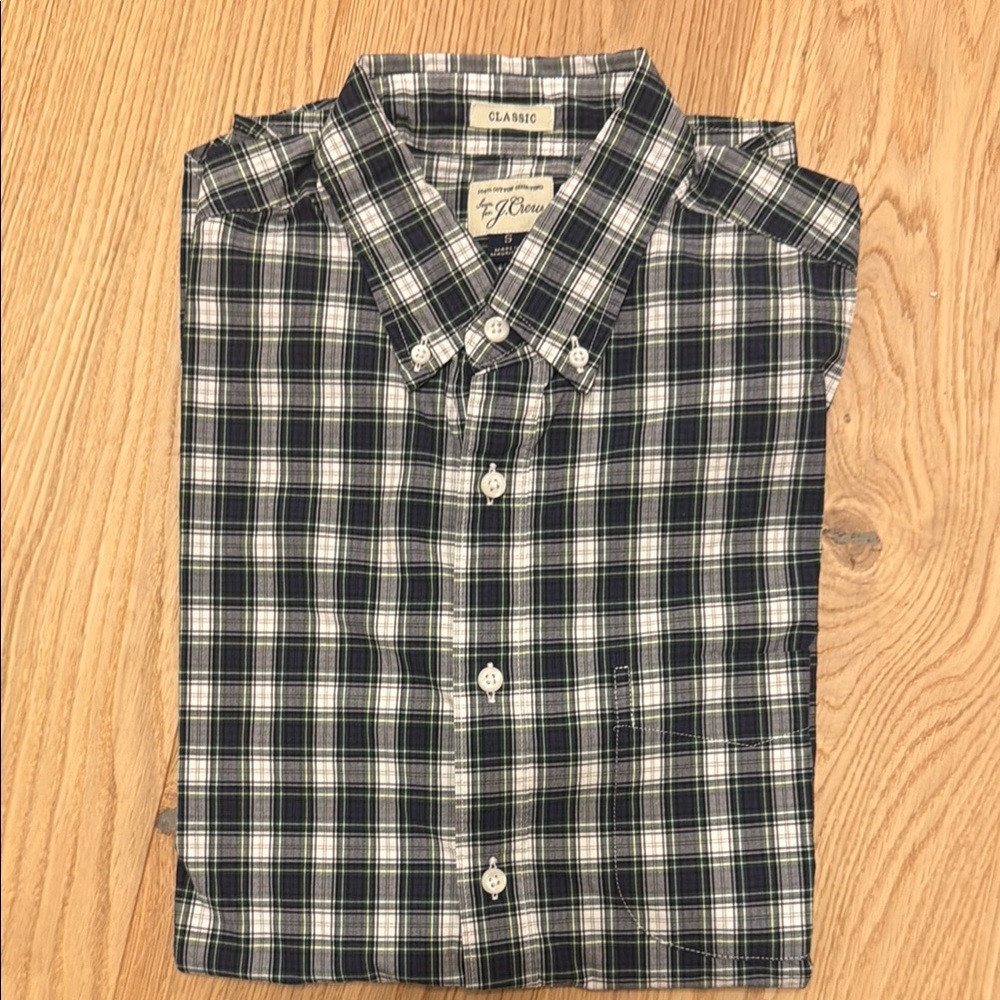 JCrew man classic long sleeves shirt size Small